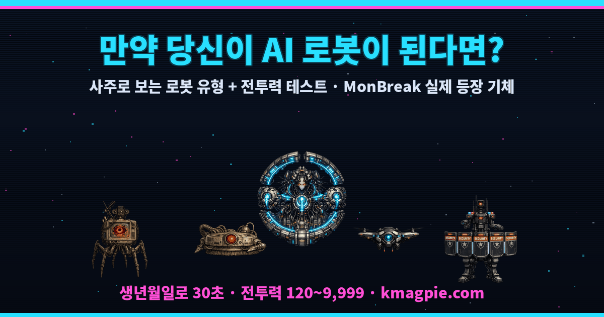 만약 당신이 AI 로봇이 된다면?